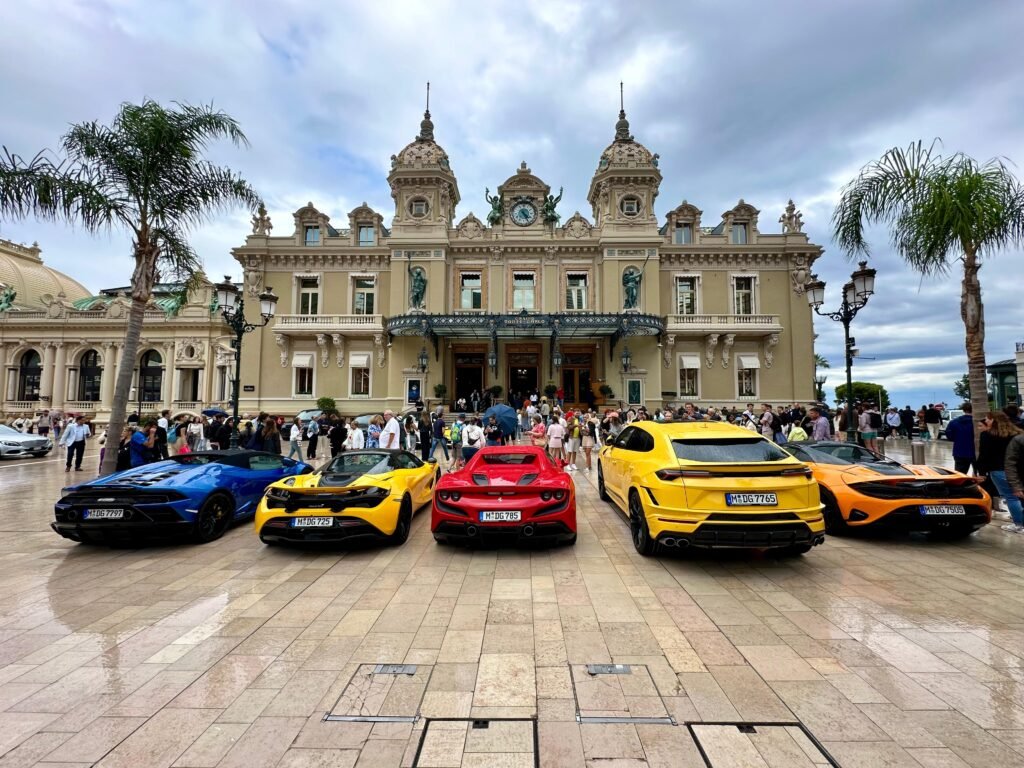 Sports cars for rent Casino de Monte Carlo